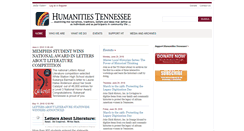 Desktop Screenshot of humanitiestennessee.org